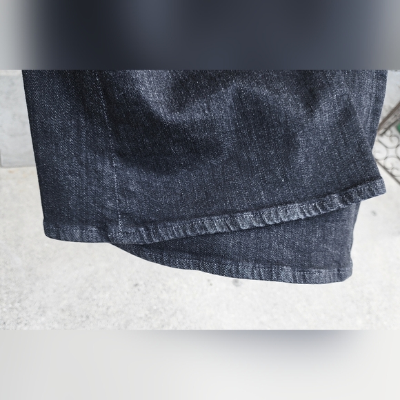 4/27 tall 26x34 LUCKY BRAND stretch black high rise button jean THE BELL FLARE - Picture 8 of 13